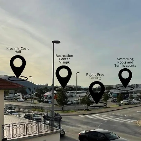 아파트 Modern Iva With Balcony, Free Parking & Wi-fi,